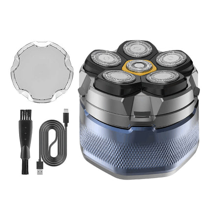 Electric Head Shaver for Bald Men 6D Magnetic Razor Wet/Dry Beard Hair Trimmer