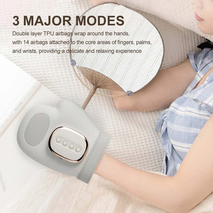 Cordless Hand Massager with Heat and Compression, for Arthritis and Carpal Tunnel Relief, Ideal for Hand Fatigue and Joint Discomfort