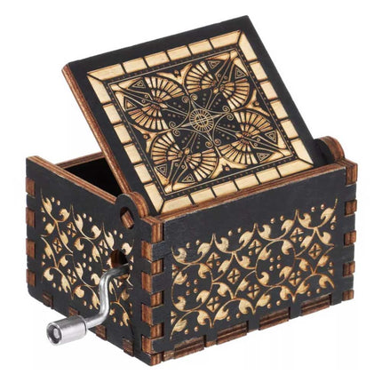 Gifts Hand-Cranked You are My Sunshine Music Box Musical Boxes Black Engraved
