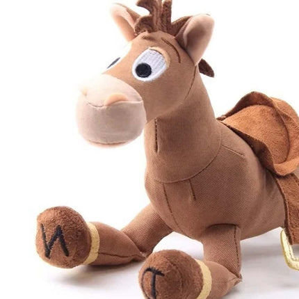 25cm Cartoon Horse Plush Toy Soft Stuffed Doll for Gifting