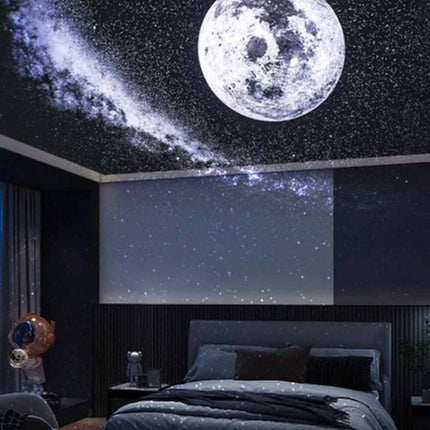 360° Rotate Galaxy Starry Sky Projection Lamp USB Atmosphere Light for Car & Home