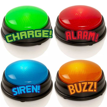 Learning Minds Lights & Sounds Answer Buzzers 4 Pack - For Quiz Games