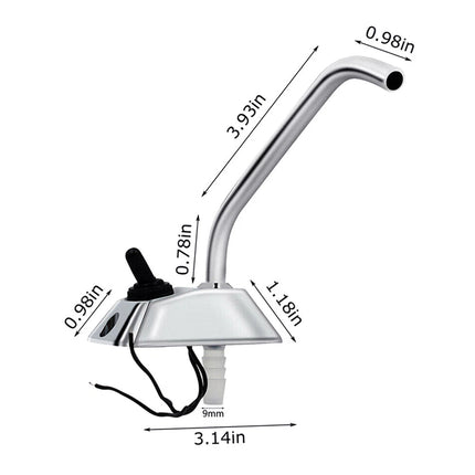 12V Electric Water Pump Faucet Tap & Switch For Boat/Caravan/Motorhome/RV