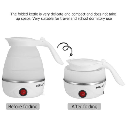 Foldable Electric Kettle, 220V Silicone Electric Water Boiler Portable Au Plug