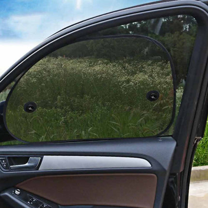 2Pcs Car Sun Shade Cover, Mesh UV Protection for Front Rear Windows