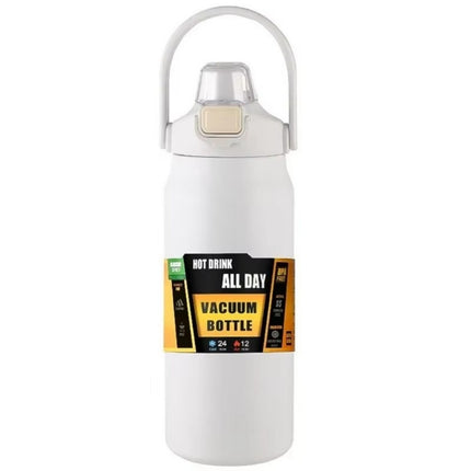 Outdoor Thermos Portable Stainless Steel Cold Hot Sport Water Bottle 1/1.2/1.5L