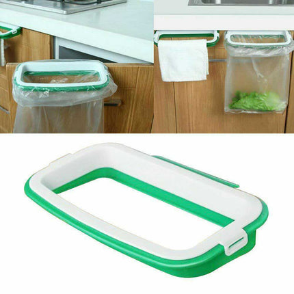 2Pack Hanging Kitchen Trash Garbage Carrier Storage Bag Sack Hanger Holder