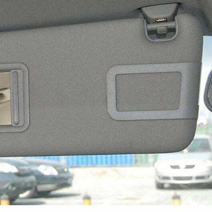 2X Auto Sun Visor Clip Hook Bracket Hanger Fits For Audi A1 A3 A4 A5 Q3 Q5 Grey