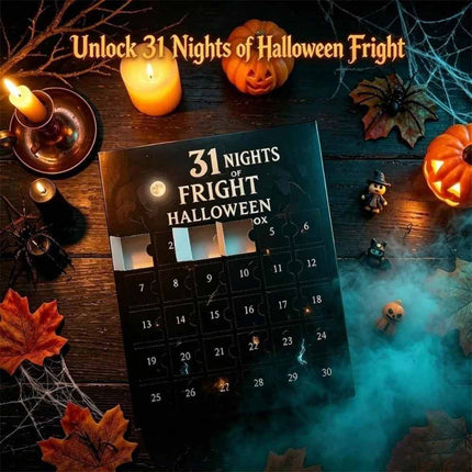 Halloween Countdown Advent Calendar, 31 Days Fright Themed Surprise Gift Box