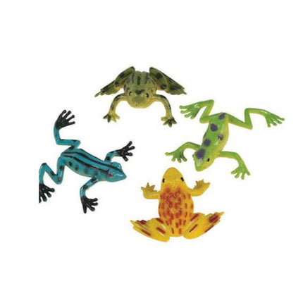 12 Mini plastic FROGS Collections Spring Nature Educational Toys model