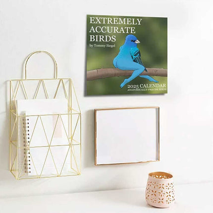 2025 CALENDAR OF EXTREMELY ACCURATE BIRDS 2025 Bird Calendar Wall Calendar Decor