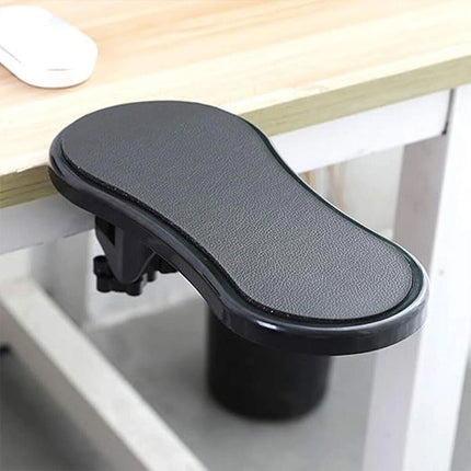 180° Rotating Leather Mouse Wrist Rest Pad, Anti-Fatigue Desk Arm Support