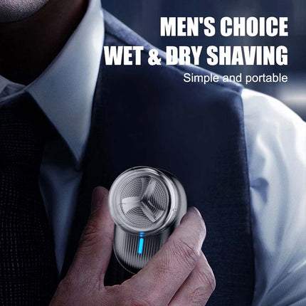 Mini Portable Electric Shaver USB Rechargeable for Men & Women, Ideal for Home & Travel