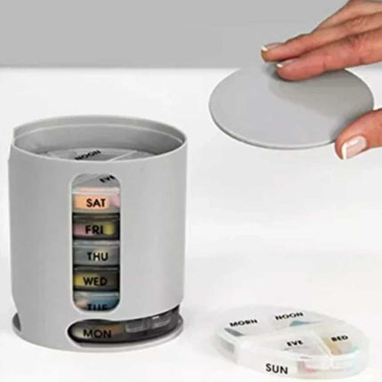 Weekly Daily Pill Box Organiser – 7-Day Medicine Tablet Holder & Dispenser