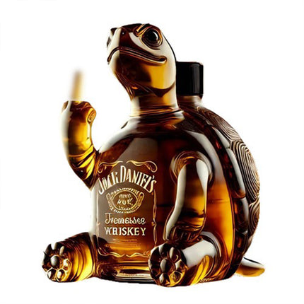 2025 Turtle Whiskey Decanter Unique Animal-Shaped Glass Bottle for Whiskey Ideal Gift