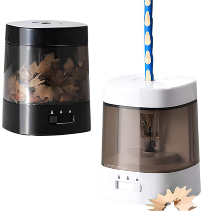 USB Battery Electric Automatic Adjustable Pencil Sharpener 2 Spare Blade