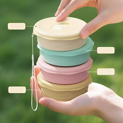 Portable Collapsible Silicone Travel Cup for Camping Outdoor Use