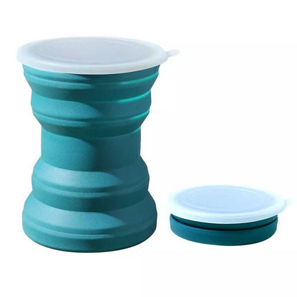Travel Drinking Mug Tea Coffee Collapsible Silicone Cup Folding Water Cup 320ml