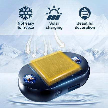 2PCS Electromagnetic Car Deicer, Molecular Anti-Snow Removal Tool, Winter Snow Removal Accessory