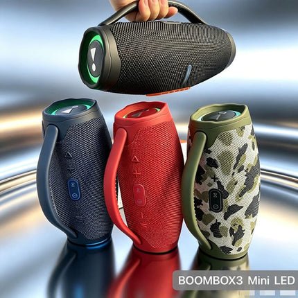 Portable Wireless Bluetooth Speaker Outdoor Handheld Heavy Bass Subwoofer