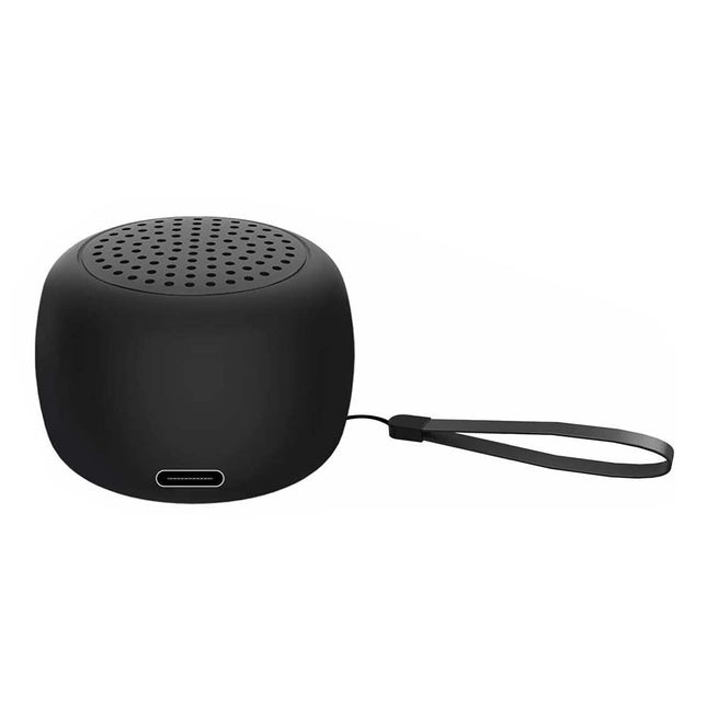 Mini Bluetooth Speaker Wireless Portable Rechargeable Black Splash Resistant