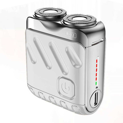 Ultra Clean Double Head Razor Washable Mini Shaving Electric Shaver Beard