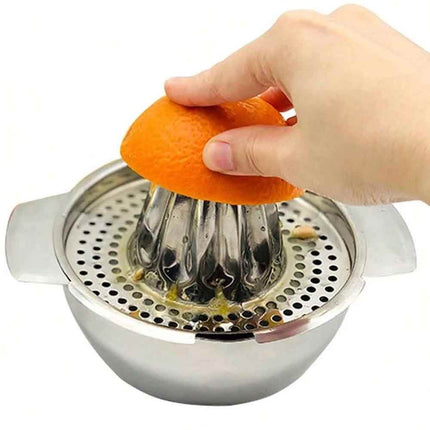 304 Stainless Steel Hand Press Juicer Portable Lemon Orange Fruit Squeezing Tool
