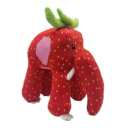 Strawberry Elephant Cute Plush Toy – Ultra-Soft Stuffed Doll, Sweet Gift for Daily Companion