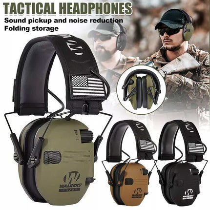 Walker's Electronic Earmuff Shooting Ear Protection Hearing Muff Slim Anti-noise