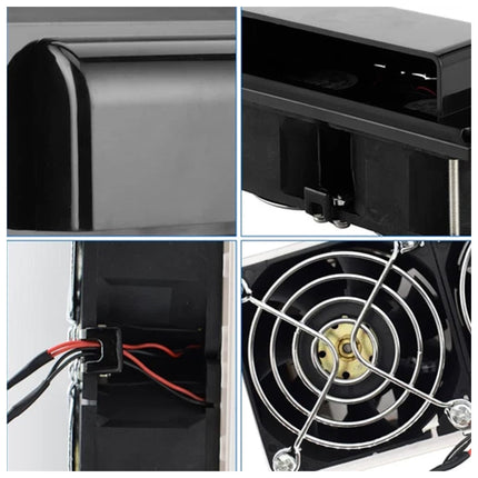 12V RV Side Air Vent Fan, Caravan Motorhome Trailer Boat Ventilator Exhaust Fan