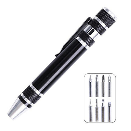 8-in-1 Precision Magnetic Screwdriver Pen Set, Mini Pocket Screwdriver Tool for Watch, Glasses & Electronics Repair