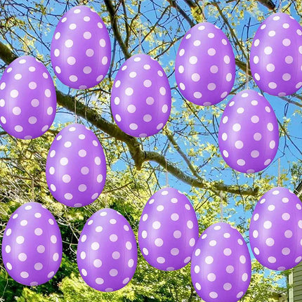 1x RandomColor  Inflatable Easter Egg & Pump Easter Inflatables Outdoor Decor