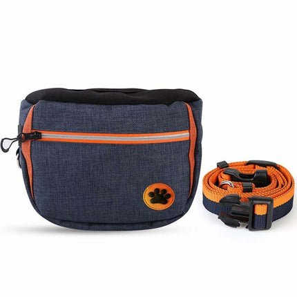 Dog Treat Training Pouch Pet Training Bag Large Capacity Puppy Snacks Waist Bag