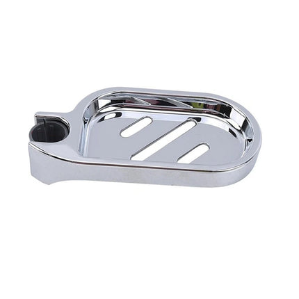 24mm Clip-on Soap Dish Tray Holder Shower Slide Soap Plates Smooth Bathroom Bar Drop