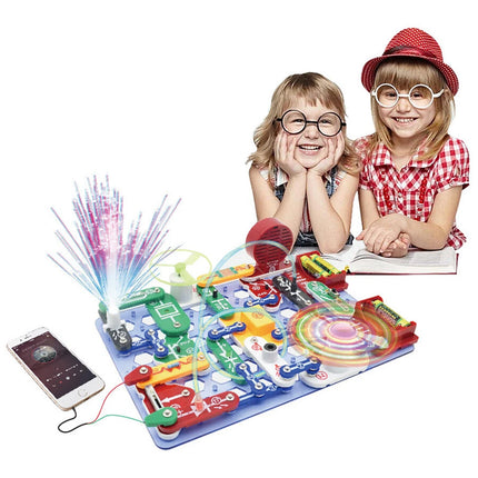 Educational Snap Circuits Electronics Discovery Blocks Kit Science Toy Kids DIY