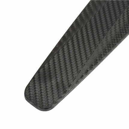 2PCS Car Carbon Fiber Anti-rub Unique Black Strip Bumper Corner Protector Guard