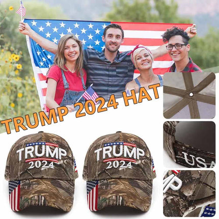 Donald Trump Hat 2024 MAGA Cap Camo USA KAG Make Keep America Great Again