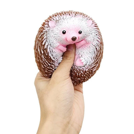 3 Pack Hedgehog Slow Rising Squishy Squeeze Toy, Stress Relief Fidget Toy