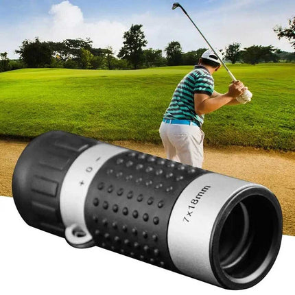 7 x 18 Golf Monocular Rangefinder Distance Meter Finder Binocular Pocket Scope