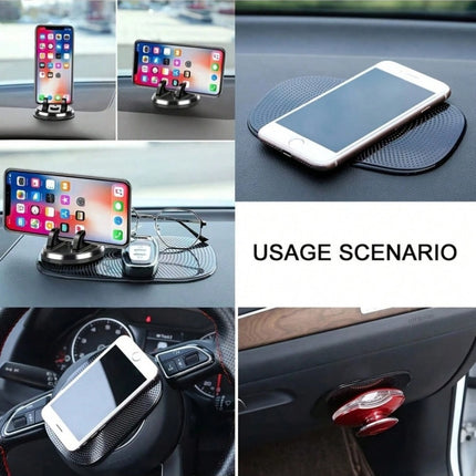 Anti Slip Dashboard Mat Dash Pad Phone GPS Keys Coin Holder Sticky Rubber Car