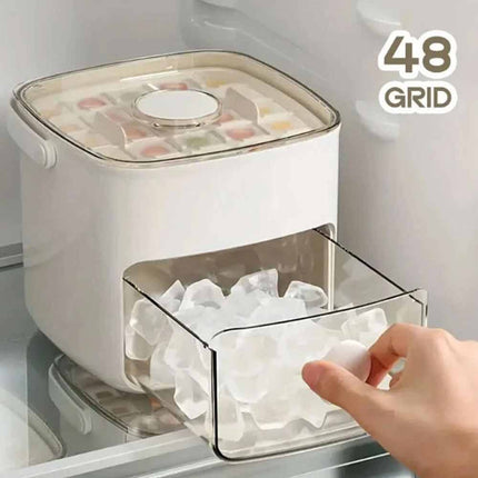 Easy-Press Portable 48 Ice Maker Countertop Fast Ice Cube Machine for Home Use