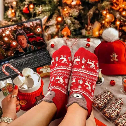 24 Days Countdown Christmas Socks Advent Calendar Present for Men Women