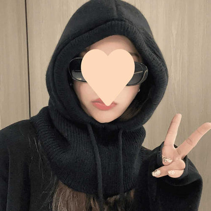 Women's Thermal Knitted Balaclava Winter Ski Face Neck Warmer Hood Snood
