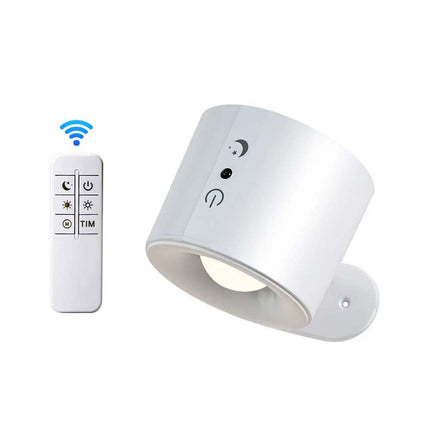 Rechargeable LED Wall Sconce Light, Magnetic Wall Mounted Night Lamp with Remote Control