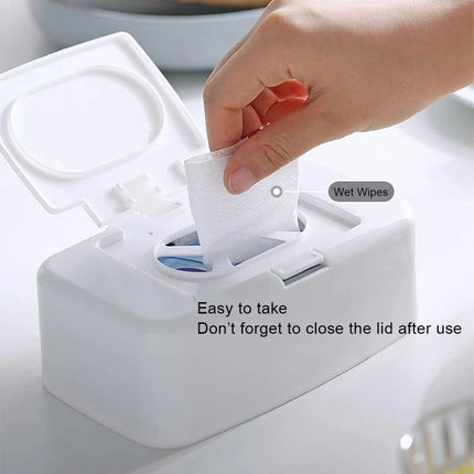 Wet Tissue Box Wipe Dispenser Wipes Napkin Storage Box Holder Portable Home NEW