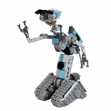 368‑Piece Sci‑Fi Tracked Robot Model Building Blocks Set, Kids DIY Construction Toy