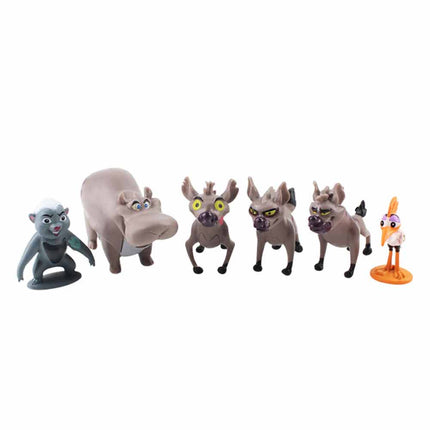 12Pcs Lion King Simba Nala Timon Pumbaa PVC Action Figures Model Cake Topper