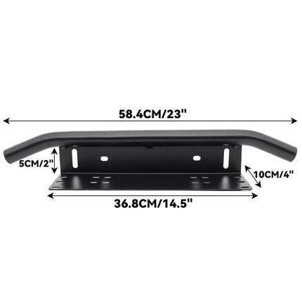 Car License Plate Frame Mount Bracket Bull Bar/Bumper Fit with LED Light