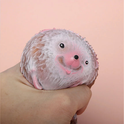 3 Pack Hedgehog Slow Rising Squishy Squeeze Toy, Stress Relief Fidget Toy