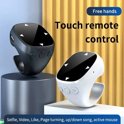 Bluetooth 5.3 Wireless Scrolling Ring Remote Control, Selfie Shutter & E-Book Page Turner